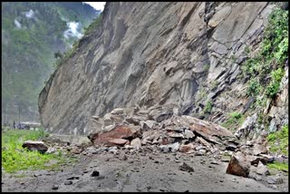 Landslide in Kinnaur