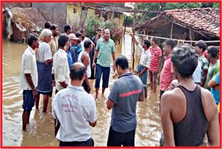 Dhanegaon Flooded Due to Bursting of a Lake