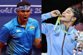 commonwealth games 2022  CWG 2022 Closing Ceremony  Sharath Kamal  Nikhat Zareen  losing ceremony ofnCWG 2022  Sharath and Nikhat will be the flag bearers  शरत कमल  निकहत जरीन  राष्ट्रमंडल खेलों 2022 के समापन समारोह