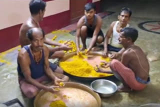 20 thousand Laddu preparing for welcome ceremony of Udayan Guha at Dinhata