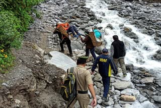 Tourist Rescue in the Valley of Flowers