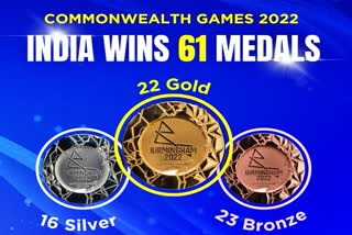 Etv Bh India at Commonwealth Games India performance at Commonwealth Games 2022 PV Sindhu India medals at Birmingham Games 2022arat