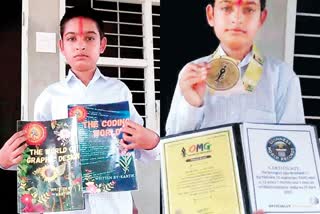 Karthikeya won Guinness World Record  hariyana boy karthikeya won guiness record  hariyana latest news  latest national news  ഹരിയാന സ്വദേശിയായ കാർത്തികേയ ഗിന്നസ് റെക്കോർഡ്  പന്ത്രണ്ടാം വയസിൽ മൂന്ന് മൊബൈൽ അപ്ലിക്കേഷനുകൾ  ഗിന്നസ് റെക്കോർഡിൽ കാർത്തികേയ  Guinness World Record creating three mobile applications  ദേശീയ വാര്‍ത്തകള്‍  national news today