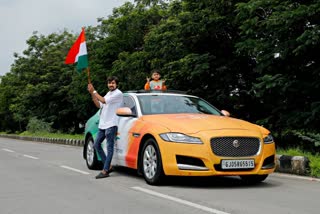 Tricolor Car of Surat businessman