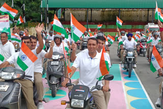 Indo Tibetan Border Police Academy Mussoorie took out Tiranga Yatra