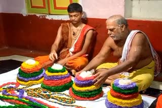 rakhi preparation by puri shree mandir sebayata