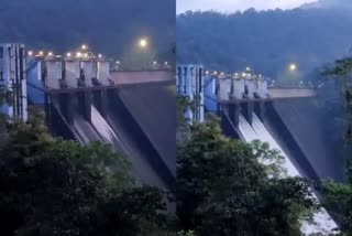 four shutters of Idamalayar Dam were opened  Idamalayar Dam  Idukki Idamalayar Dam were opened  ഇടമലയാർ ഡാമിന്‍റെ നാല് ഷട്ടറുകളും തുറന്നു  ഇടുക്കി മഴ  ഇടുക്കി വാർത്തകൾ  Idukki dam  idukki news  idukki dam updates