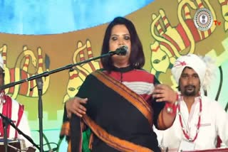singer megha dalton performance in tribal festival in ranchi