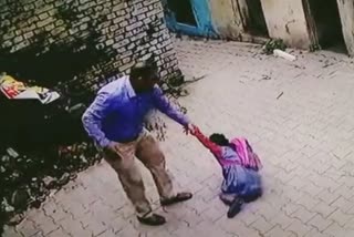 teacher beaten girl in haryana