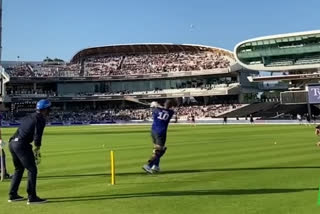 Harry Kane Plays Cricket  Harry Kane  The Hundred league  ഇംഗ്ലണ്ട് ഫുട്‌ബോള്‍ ടീം നായകന്‍ ഹാരി കെയ്‌ന്‍  ഹാരി കെയ്‌ന്‍  ക്രിക്കറ്റ് കളിക്കുന്ന ഹാരി കെയ്‌ന്‍ വീഡിയോ  ദി ഹൺഡ്രഡ് ക്രിക്കറ്റ് ലീഗ്