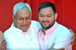 nitish kumar tejashwi yadav Oath Ceremony