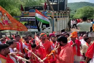 Minister Chandna Kanwar Yatra with DJ