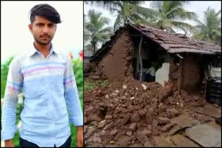 house-collapsed-due-to-rain-youth-died-in-haveri
