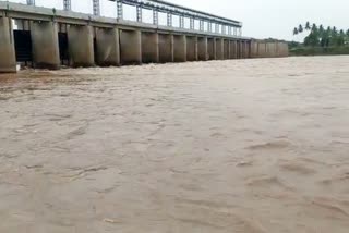 water level of Hipparagi reservoir