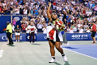 WTA Toronto Masters  Serena Williams  Belinda Bencic  tearful goodbye  सेरेना विलियम्स  डब्ल्यूटीए टोरंटो मास्टर्स  बेलिंडा बेनकिक