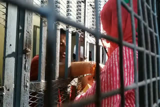 Sisters tied Rakhi to brothers in Jail