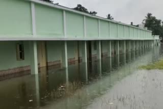 WATER LOGGING IN  BHADRAK AS HEAVY RAIN LASHES