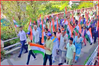 Tiranga Rally in karsog