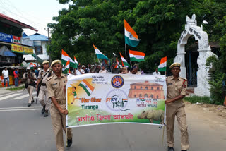 nagaon police hold massive rally on the occasion of azadi ka amrit mahotsav