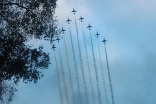 Khadi tricolour fly-past over Hudson