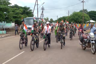 cycle rally in bhilai