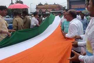 BJP CAMPAIGN HAR GHAR TIRANGA IN BHUBANESWAR