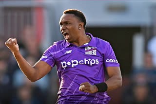 600 wickets in T20 cricket  Dwayne Bravo  Dwayne Bravo 600 wickets  Dwayne Bravo 600 wickets in T20 cricket  ऑलराउंडर ड्वेन ब्रावो  ब्रावो के टी20 क्रिकेट में 600 विकेट  हंड्रेड मेन्स टूर्नामेंट  इनविंसिबल्स