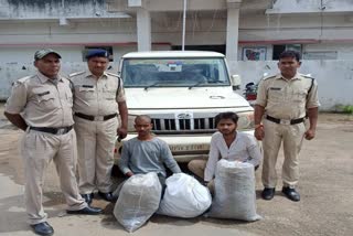 Action on ganja smugglers in Gaurela Pendra Marwahi