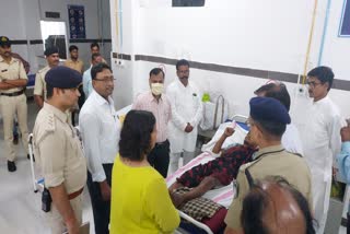 Congress leader Met injured Peoples