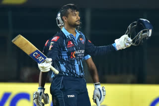 Maharaja Cricket Trophy  Bengaluru Blasters won the match  Bengaluru Blasters won the match against Shivamogga Strikers  Maharaja Cricket Trophy 2022 news  Etv Bharata Karnataka news  ಮಯಾಂಕ್‌ ಅಗರ್ವಾಲ್‌ ಶತಕದಾಟ  ಶಿವಮೊಗ್ಗ ಸ್ಟ್ರೈಕರ್ಸ್​​ಗೆ ಸೋಲು  ಮಹಾರಾಜ ಕ್ರಿಕೆಟ್‌ ಟ್ರೋಫಿ  ಮಹಾರಾಜ ಕ್ರಿಕೆಟ್‌ ಟ್ರೋಫಿ 2022 ಸುದ್ದಿ  ಬೆಂಗಳೂರು ಬ್ಲಾಸ್ಟರ್ಸ್‌ ತಂಡ  ಶಿವಮೊಗ್ಗ ಸ್ಟ್ರೈಕರ್ಸ್