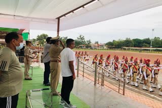 rehearsal for independence day preparations in jagdalpur