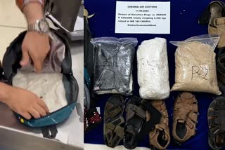 Drugs worth 100 crore seized in Chennai airport  Chennai airport  100 ​​കോടിയുടെ മയക്കുമരുന്നുമായി യുവാവ് ചെന്നൈയില്‍ അറസ്റ്റില്‍  ആഫ്രിക്കയിൽ നിന്നും 100 കോടിയുട