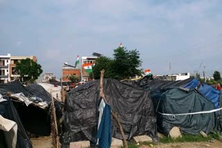 tiranga in Karnal slums