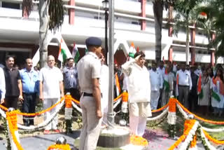 Haryana Vidhan Sabha Speaker hoisted tricolor