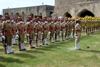 SC somesh kumar inspected independence day celebration arrangements in golkonda