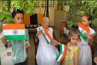 PM Modi mother Heeraba joins Har Ghar Tiranga Campaign