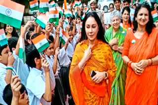 50 lakh flag hoisting in Rajasthan under Har Ghar tiranga campaign, Diya Kumari claims to achieve target