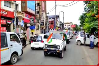 Tiranga Yatra organized by Jorhat police and jorhat administration