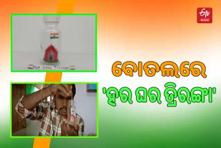 Har Ghar Tiranga, ସାମିଲ ପାଇଁ ସୂକ୍ଷ୍ମ କଳାକୃତିରେ ଶିଳ୍ପୀ ଏଲ ଈଶ୍ବରଙ୍କ ବାର୍ତ୍ତା