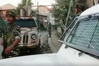 grenade attack on security forces in Srinagar