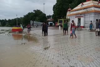 floodwater entered the badamba bhattarika temple