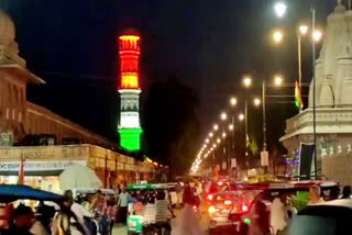 Decoration in Jaipur on Independence Day