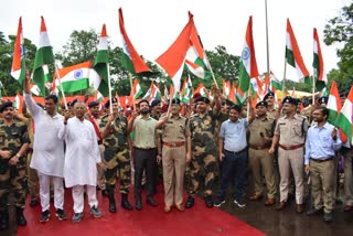 Humar tiranga March in Durg