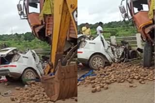 beed road accident