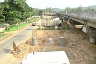 Uttara Kannada Four lane road work is not completed