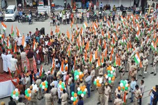 Tiranga rally of Bhilwara Police