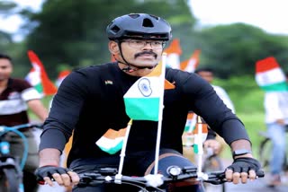 Indian Independence Day IPS Vivek Raj Singh 80 km Tiranga Yatra Achievements75