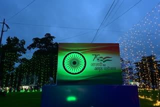 Jamshedpur city drenched with tricolor light