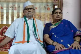 Venkanna Naik and his wife