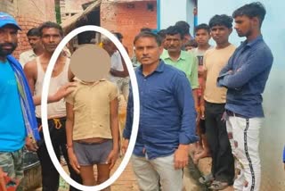 Teacher locks Dalit student in toilet  Dalit student in Auraiya  Auraiya latest news  Upper Primary School Piprauli Shiv  Teacher Vijay Kushwaha  ಶೌಚಾಲಯದಲ್ಲಿ ವಿದ್ಯಾರ್ಥಿಯನ್ನು ಕೂಡಿ ಬೀಗ ಹಾಕಿದ ಶಿಕ್ಷಕ  ನರಕಯಾತನೆ ಅನುಭವಿಸಿದ ಬಾಲಕ  ಉತ್ತರಪ್ರದೇಶದ ಔರೈಯಾ ಜಿಲ್ಲೆಯ ಪ್ರಾಥಮಿಕ ಶಾಲೆ  ದಲಿತ ವಿದ್ಯಾರ್ಥಿಯನ್ನು ಶೌಚಾಲಯದಲ್ಲಿ ಕೂಡಿ ಹಾಕಿ ಬೀಗ  ದಲಿತ ಮಕ್ಕಳೊಂದಿಗೆ ಶಿಕ್ಷಕರ ವರ್ತನೆ  ಶಾಲೆಗೆ ತಲುಪಿದ ಸಂಬಂಧಿಕರು ಪ್ರತಿಭಟನೆ